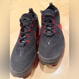 Nike Air Max Scorpion Black and University Red Men’s Sneakers